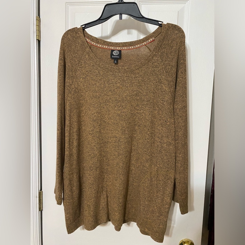 Bobeau sweater with pockets